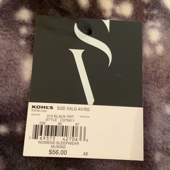 NWT Simply Vera by Vera Wang super soft Sz XXL shirt poncho top long sleeve - Picture 6 of 9